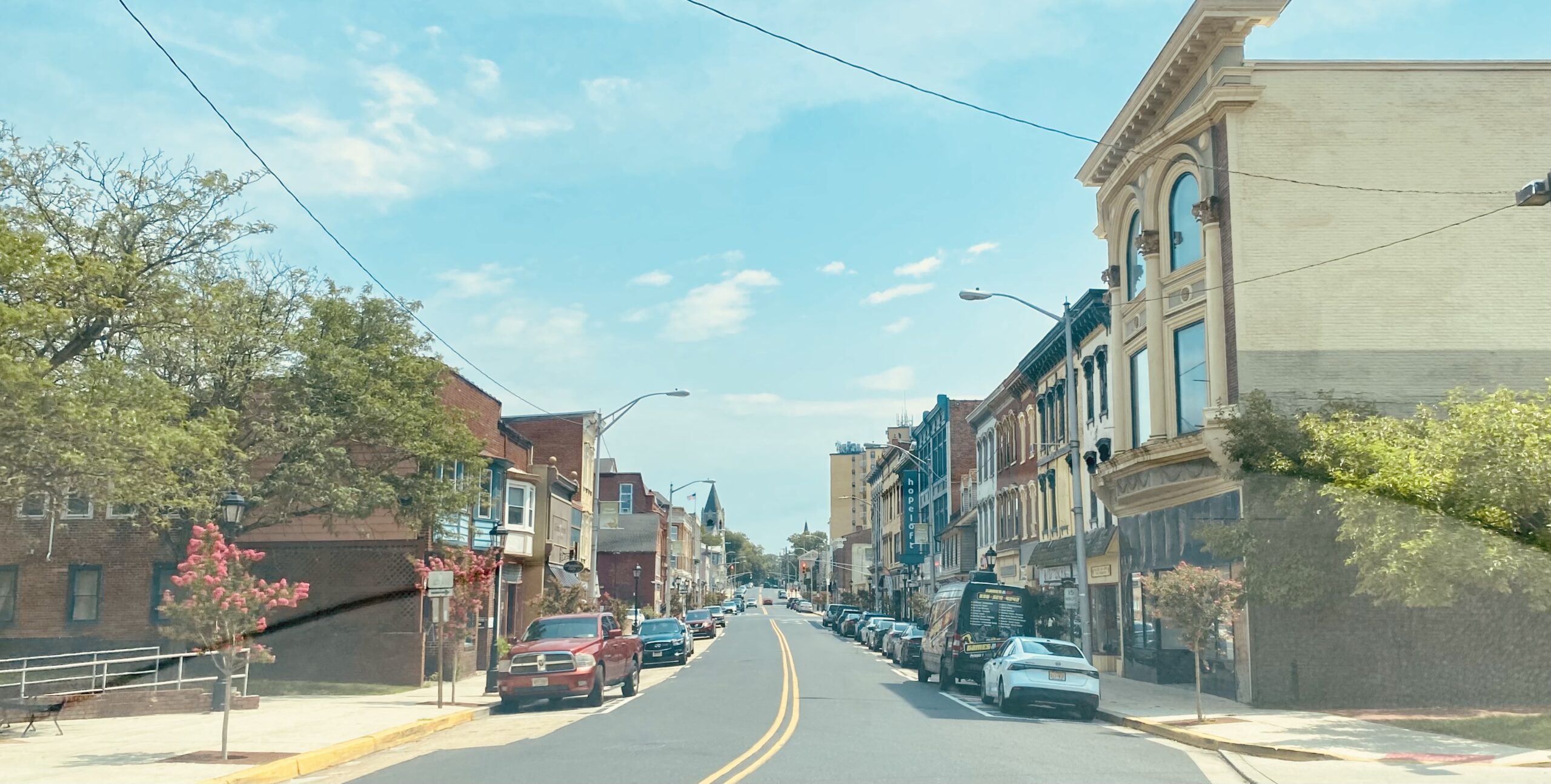 E. Commerce St. in Bridgeton NJ showing local commercial buildings